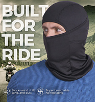 Bonnet d'hiver et d'automne personnalisé avec logo, cagoule de créateur tendance avec imprimé ski, couvre-visage en coton noir