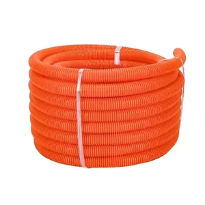High Quality PE Slotted Flexible Corrugated Electrical Conduit Pipe