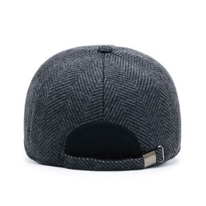 Gorro de Béisbol Cálido para Otoño e Invierno, Gorra Deportiva Económica para Exteriores con Protección para las Orejas para Hombres Mayores, Tejido Común - Product Image 6