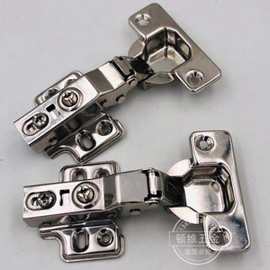 Stainless Steel Furniture Hinge 4 Mm Full Surface Soft Closing For Cabinets <b>Wardrobes</b> Bookcases - Product Image 1