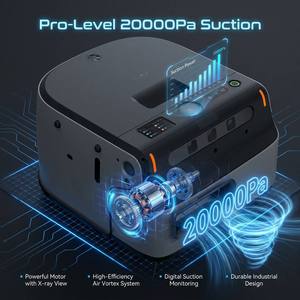 Nettoyeur de sols <span class=keywords><strong>professionnel</strong></span> commercial, <span class=keywords><strong>robot</strong></span> de nettoyage autonome 20000Pa pour grandes surfaces, gymnases, magasins, avec navigation visuelle - Product Image 1