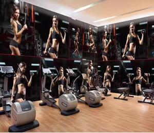 Murale di bellezza da parete con sfondo personalizzato per <span class=keywords><strong>palestra</strong></span> di Fitness retrò e moda - Product Image 2