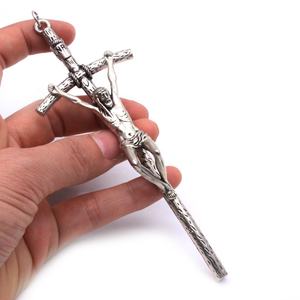 Hatıra çapraz İsa simge antik gümüş kaplama çinko alaşımlı Metal - Product Image 4