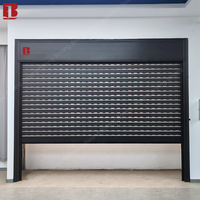 Porte de garage électrique moderne Bolang en alliage d'aluminium avec moustiquaire invisible, personnalisable OEM ODM, commande en gros, livraison rapide