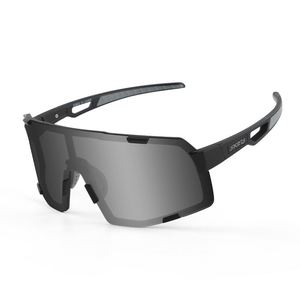 Lunettes de soleil de cyclisme photochromiques surdimensionnées personnalisées avec logo, verres sportifs à teinte variable - Product Image 1