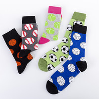 Vente en gros pas cher de haute qualité à la mode roman drôle Football basket-ball Tennis volley-ball Baseball Crew chaussettes unisexe