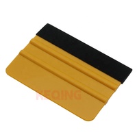 Raclette en feutre suédé pour l'application de films de protection automobile, accessoires pour vitres et outils de découpe de film de carrosserie avec raclette carrée