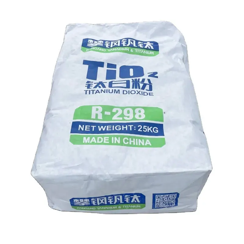 Titanium Dioxide 298 rutile Tio2 pigment 13463-67-7 Rutile Titanium Dioxide 25kg bag R-298