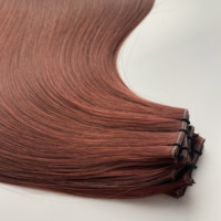 Haiyi Invisible Invisible Professional Genius Weft Léger 20g 25g pour Cheveux Naturels Fins Sans Enchevêtrement Sans Perte Double Drawn