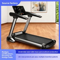 Caminadora Eléctrica Plegable Grande A8 de 3.5 HP para Uso Doméstico, Venta al por Mayor de Fábrica, Equipo de Fitness Interior Transfronterizo de 1.5 HP