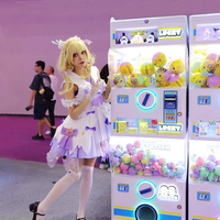 Machine de jeu d'arcade à monnayeur personnalisable KEKU, à double étage, en métal, pour distributeur de capsules Gacha et jouets Gachapon