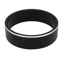 Anneau d'espacement en aluminium anodisé noir usiné CNC sur mesure, manchon en aluminium à paroi mince usiné avec précision pour instruments optiques