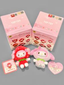 Caja de 4 unidades al por mayor de <span class=keywords><strong>Anime</strong></span> TOP TOY, Serie Fresa Dulce de Personajes Sanrio, Caja Sorpresa de Peluches Coleccionables para Regalo - Product Image 2
