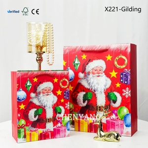 Bolsas de Compras Navideñas Diarias, Color Azul CMYK, Personalizadas, con Cuerda, Ecológicas, Biodegradables, Asépticas - Product Image 3
