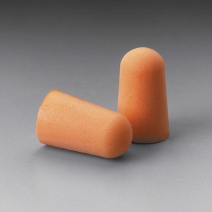 Bouchons <span class=keywords><strong>d</strong></span>'oreilles en mousse 3M 1100 sans cordon, <span class=keywords><strong>orange</strong></span>, en sachet plastique - Product Image 2