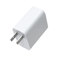 Chargeur double port 1A1C à charge rapide GaN PD QC3.0 standard 2025 pour smartphones, ordinateurs portables et tablettes