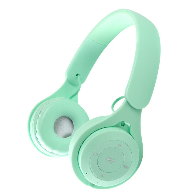 Customization 85dB Over Ear Portable Foldable BT Headband Kids Children Headphone
