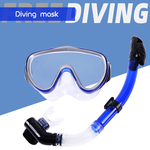 Ensemble de plongée avec masque intégral, tuba sec, anti-buée, en plastique, équipement de natation d'été pour l'extérieur - Product Image 5