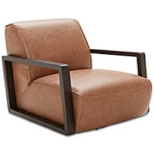 Silla de cuero antigua para sala de estar, nuevo diseño - Product Image 2