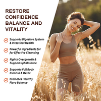 Capsules de compléments alimentaires naturels à base de plantes pour adultes, santé intestinale et nettoyage intestinal, détox, capsules de nettoyage Candida