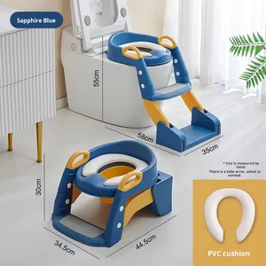 Siège de toilette d'apprentissage pour tout-petits Simplywalk PP 30KG avec échelle pliable, fournitures de toilette, service de marque privée UKCA - Product Image 1