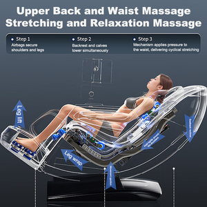 LEERCON 2026 Ai Smart Dual Core Chair Zero Gravity Track Spa Calf Foot Roller Voice <b>Control</b> Music <b>Remote</b> LEK-988Q10 4 - Product Image 5