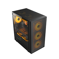 Boîtier PC Gaming AntarcChill Micro-ATX/ITX Silencieux, Tour Moyenne avec Panneaux en Maille et en Verre, En Stock