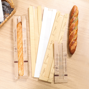 Giấy kraft túi bánh mì cấp thực phẩm không tráng không thấm mỡ túi giấy Donut Baguette nhọn đáy túi - Product Image 5