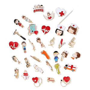 Yunlv Wuhan Jiaoyou Hôpital Prévention des épidémies Série de dessins animés Broches, Thermomètres, Médecins et infirmières attentionnés Autres <span class=keywords><strong>Crea</strong></span> - Product Image 1