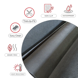 Rollo de Tapete de PVC AT5012 a <span class=keywords><strong>Precio</strong></span> de Fábrica al por Mayor para Protección del Piso del Automóvil - Product Image 2