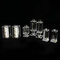 Support moderne en acrylique et lucite pour bâtonnets de Besamim, boîte à épices pour le rituel de Havdalah avec art hébreu, cadeau juif Judaica pour Shabbat