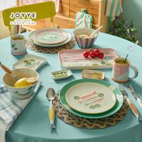 JOYYE Assiette Mini en Céramique Façon Toast Carré Peinte à la Main, Idéale pour le Petit-Déjeuner, les Sauces, les Collations, ou comme Plateau à Bijoux