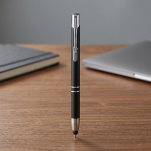Stylo bille en métal Moneta Sports Modèle 107298-2 avec encre bleue, corps en acier durable, élégant et stylé, stylo promotionnel - Product Image 3