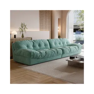 מוכרים העליון מודרני נordic מודרני יצרנית סקטור ישירה למכירה סלון ספה בד קרם ספה מינימליסטית