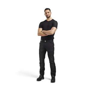 BLAKLADER - 145618459998C152 Pantalon de service stretch Noir/Gris foncé-PANTALON DE TRAVAIL EAN 7330509651711 PANTALON DE TRAVAIL CARGO - Product Image 3