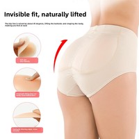 Sous-vêtements sexy push-up rembourrés pour rehausser les hanches, coussinets invisibles en silicone pour fesses et hanches