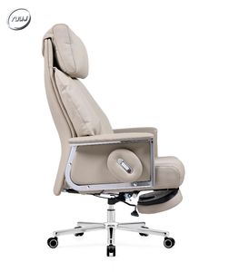 Chaise de bureau inclinable moderne, confortable, pour patron, chambre à coucher, étude, réglable, pour le <span class=keywords><strong>streaming</strong></span> en direct, le jeu, pour longues sessions assises - Product Image 3