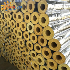 Matériau de protection thermique de tuyau d'isolation en laine de verre ignifuge doublé de papier d'aluminium SuperGold - Product Image 6