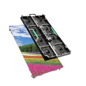 웨딩 배경 야외 정전식 임대 광고 디지털 스크린 500X500 알루미늄 P4.81 야외 Led 디스플레이
