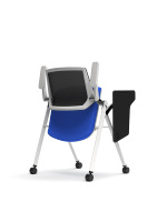 Chaise de formation de bureau moderne en maille GS-G2401D, design pliable, usage commercial, école, hôpital, bureau à domicile
