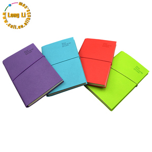 Mini Diario <span class=keywords><strong>de</strong></span> Viaje Personalizado con Impresión, Cubierta <span class=keywords><strong>de</strong></span> Cuero PU, Tela y Material PP, Encuadernación Cosida con Hilo - Product Image 1