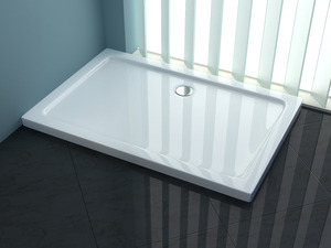 Plateau de <span class=keywords><strong>douche</strong></span> en fibre de verre diamant 90x90 pour salle humide et toilettes - Product Image 3
