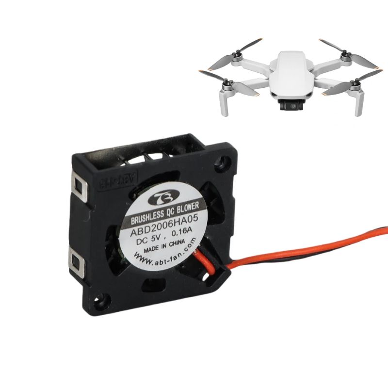 20x20x6mm High Pressure Blower Fan 15000 RPM High Speed Electric OEM For Drone PM2.5 Air Quality Monitor IP68 Waterproof