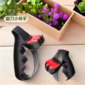 เครื่องลับมีดแบบพกพา มัลติกริท สแตนเลสสตีล เครื่องมือลับคมแบบแมนนวล สำหรับใช้ในครัว ตัดแต่งสวน กรรไกร ใช้ในครัวเรือน - Product Image 1