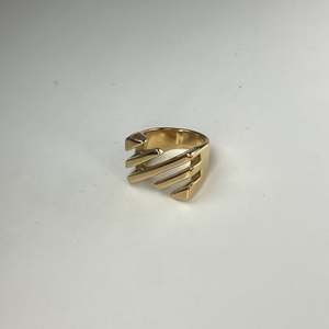 Fashion <b>Rings</b> 316L Stainless Steel PVD Gold Plating Resistant Sustainable Design - Product Image 1