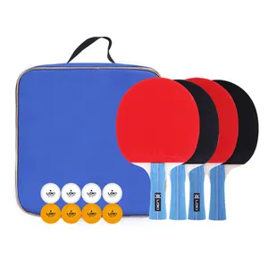 Loki便携式乒乓球套装乒乓球拍球套装定制徽标和时尚提包，适合家庭娱乐和学生