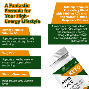 Cápsulas de Keto BHB Naturales de Fábrica, Píldoras Quemagrasas para Dieta Keto ACV, Suplementos para Adelgazar, Mejoran la Salud Intestinal - Product Image 6