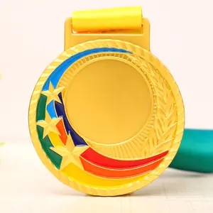 Badminton corridori di Baseball Jiu-Jitsu Blanks medaglia ciondoli sublimazione vincitori di Karate personalizzato oro argento medaglia di bronzo