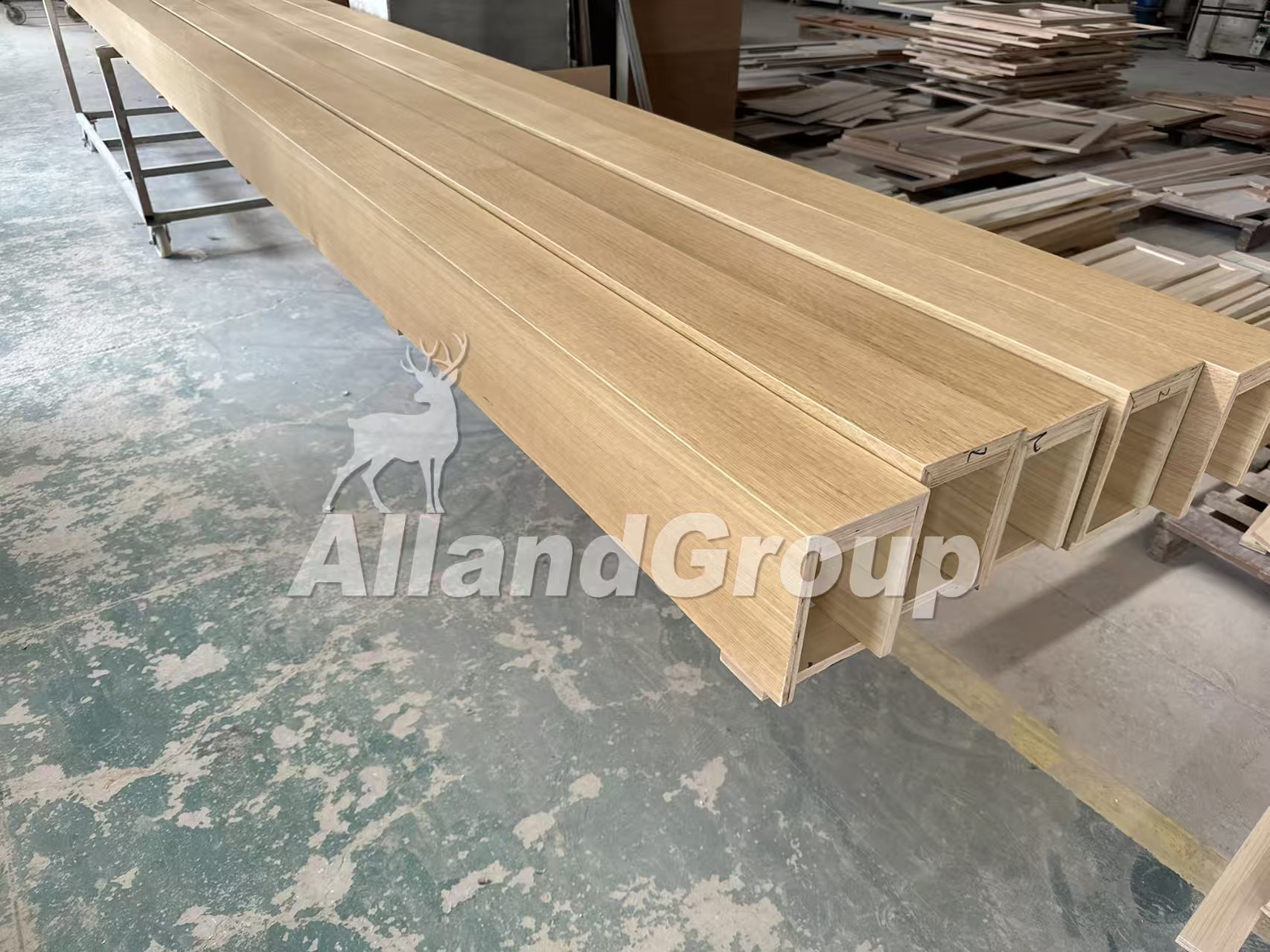 White Oak Veneer Ceiling Beam