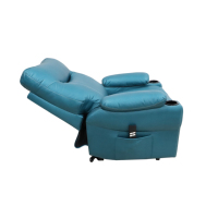 Fauteuil inclinable en cuir avec fonction de levage électrique, massage et chargement USB, style moderne, série de sièges d'auditorium, pour usage résidentiel et vente en gros